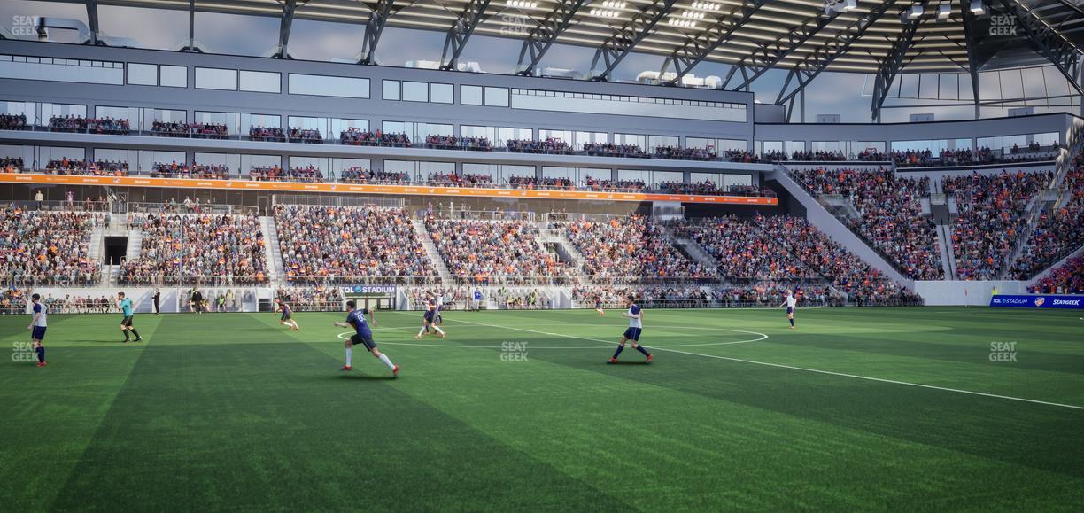TQL Stadium - Section First Financial East Club 5 Seat View