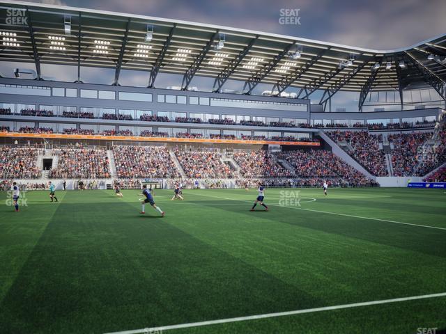 TQL Stadium - Section First Financial East Club 5 Seat View