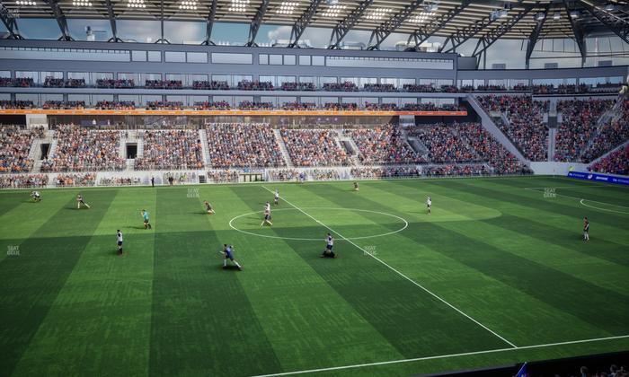 TQL Stadium - Section First Financial East Club 5 Seat View