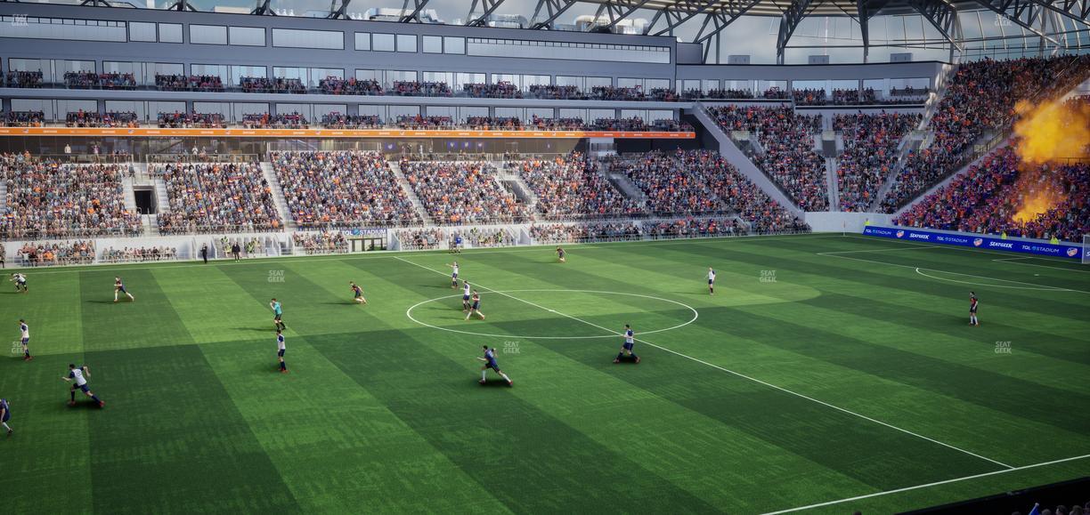 TQL Stadium - Section First Financial East Club 6 Seat View