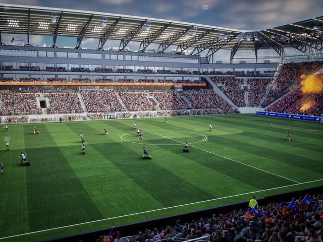 TQL Stadium - Section First Financial East Club 6 Seat View