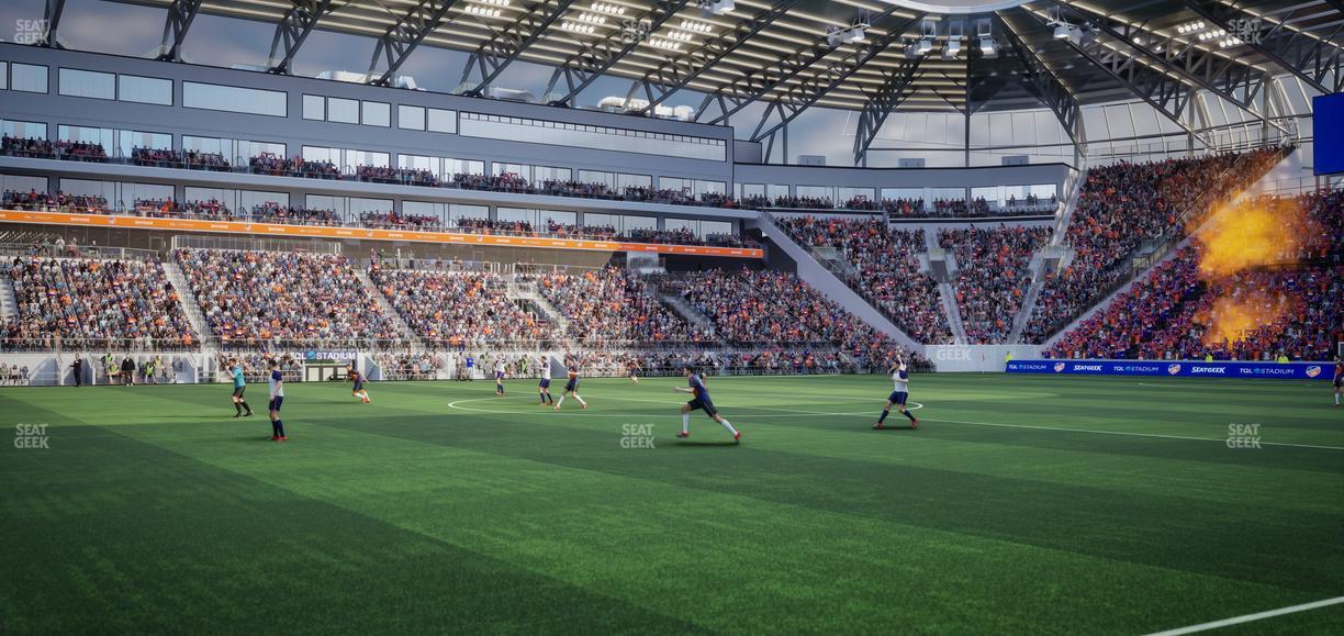 TQL Stadium - Section First Financial East Club 6 Seat View