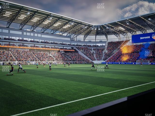 TQL Stadium - Section First Financial East Club 7 Seat View