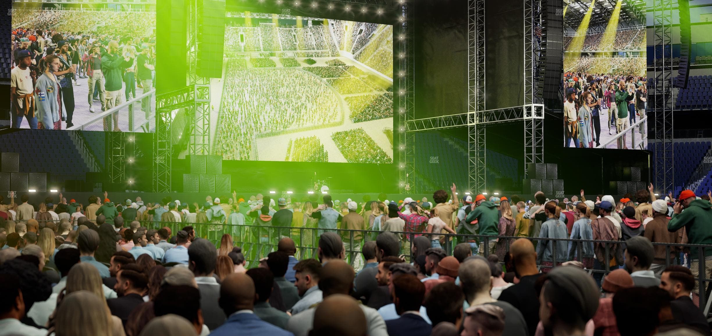 TQL Stadium - Section Floor B Seat View