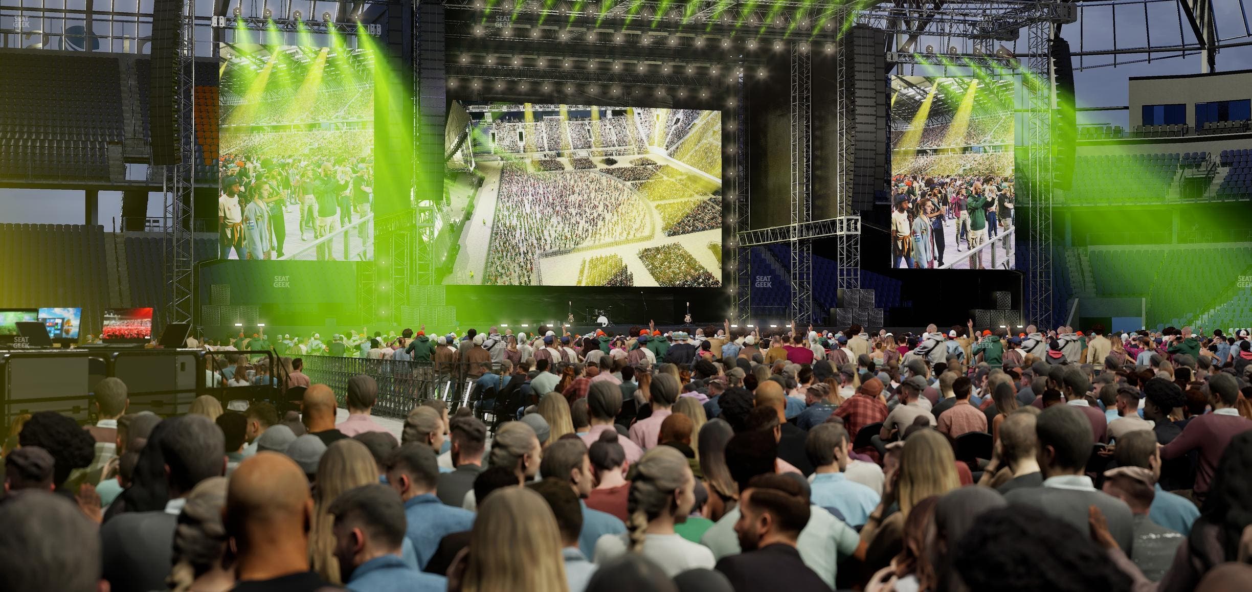 TQL Stadium - Section Floor C Seat View