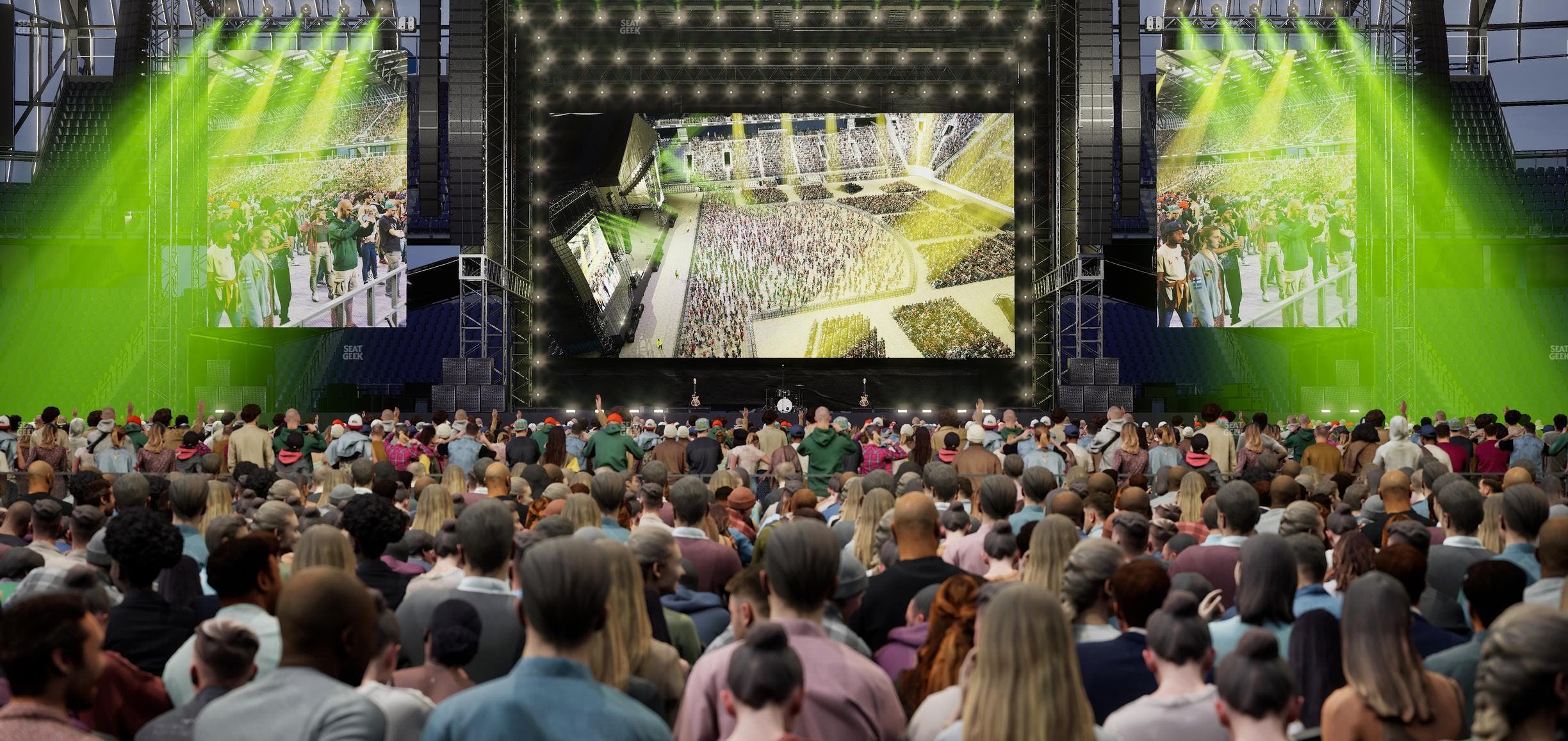 TQL Stadium - Section Floor N Seat View
