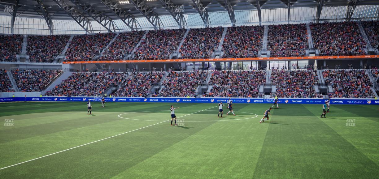 TQL Stadium - Section Pitch View West Club 4 Seat View