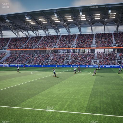 TQL Stadium - Section Pitch View West Club 4 Seat View