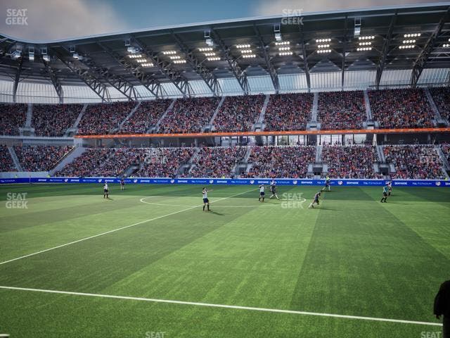 TQL Stadium - Section Pitch View West Club 4 Seat View