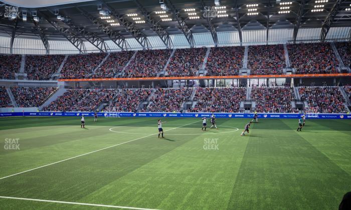 TQL Stadium - Section Pitch View West Club 4 Seat View