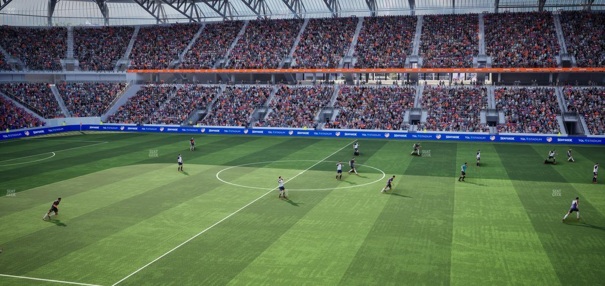 TQL Stadium - Section Pitch View West Club 4 Seat View