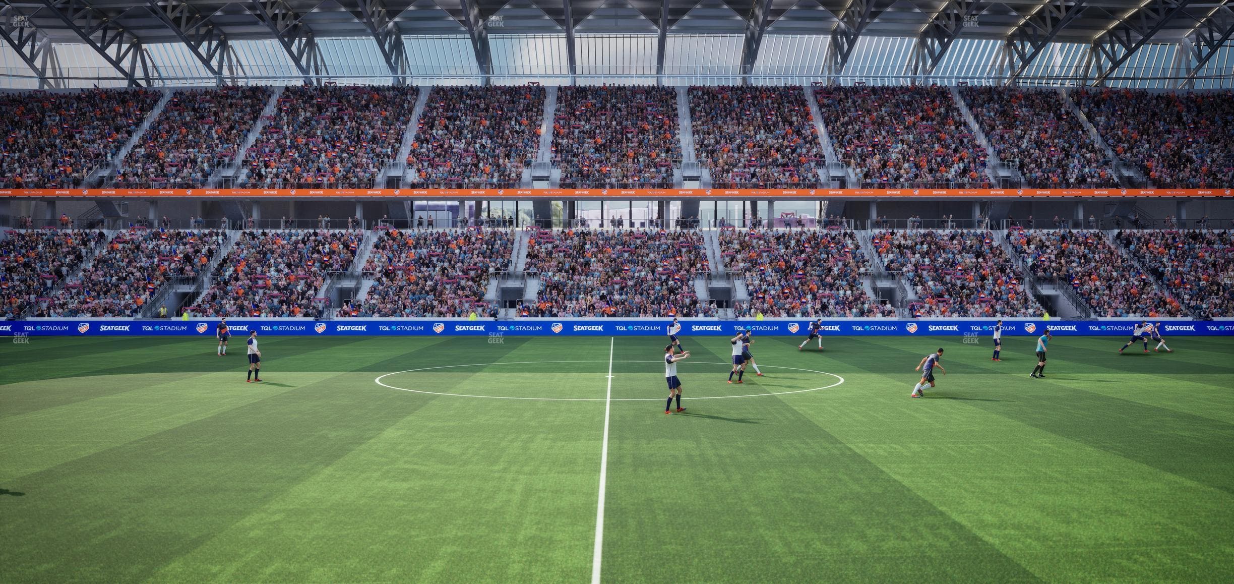 TQL Stadium - Section Pitch View West Club 5 Seat View