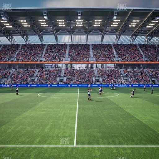 TQL Stadium - Section Pitch View West Club 5 Seat View