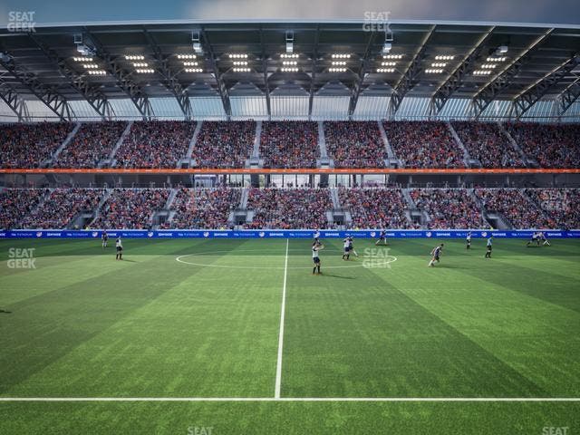 TQL Stadium - Section Pitch View West Club 5 Seat View