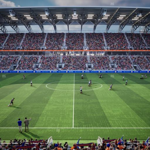 TQL Stadium - Section Pitch View West Club 5 Seat View