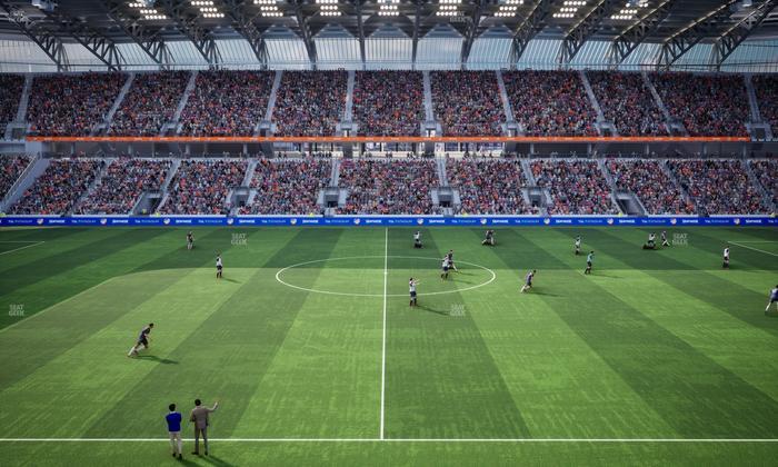 TQL Stadium - Section Pitch View West Club 5 Seat View