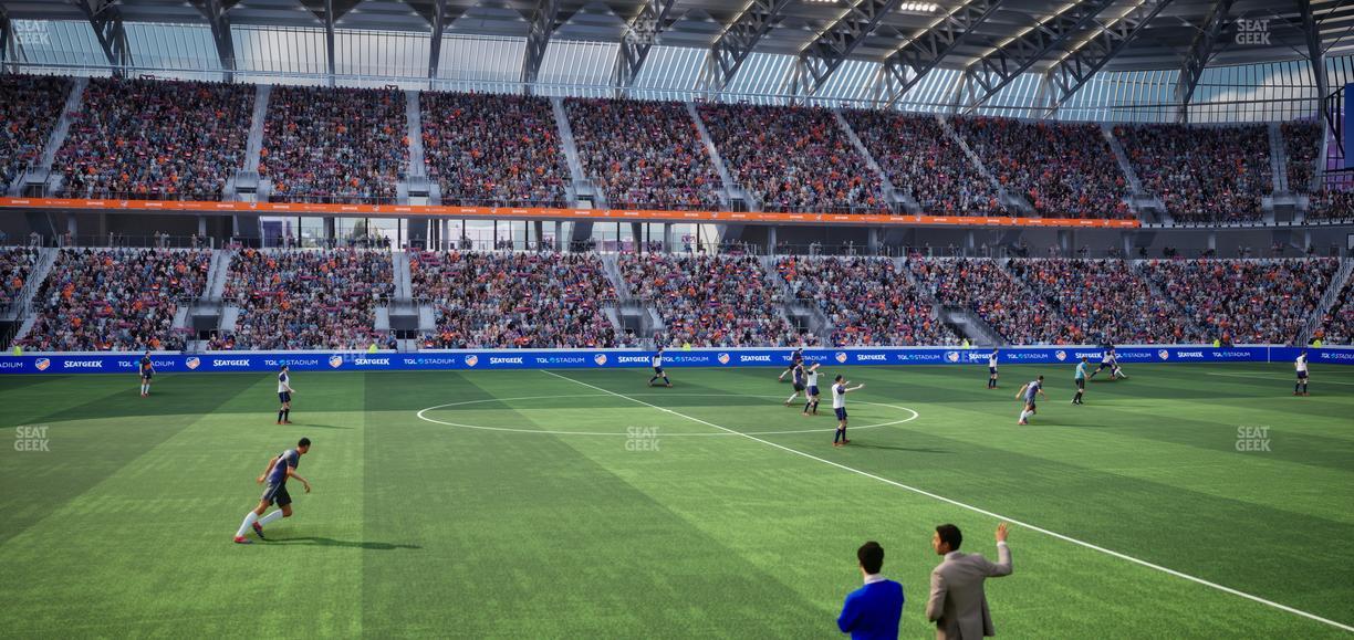 TQL Stadium - Section Pitch View West Club 6 Seat View