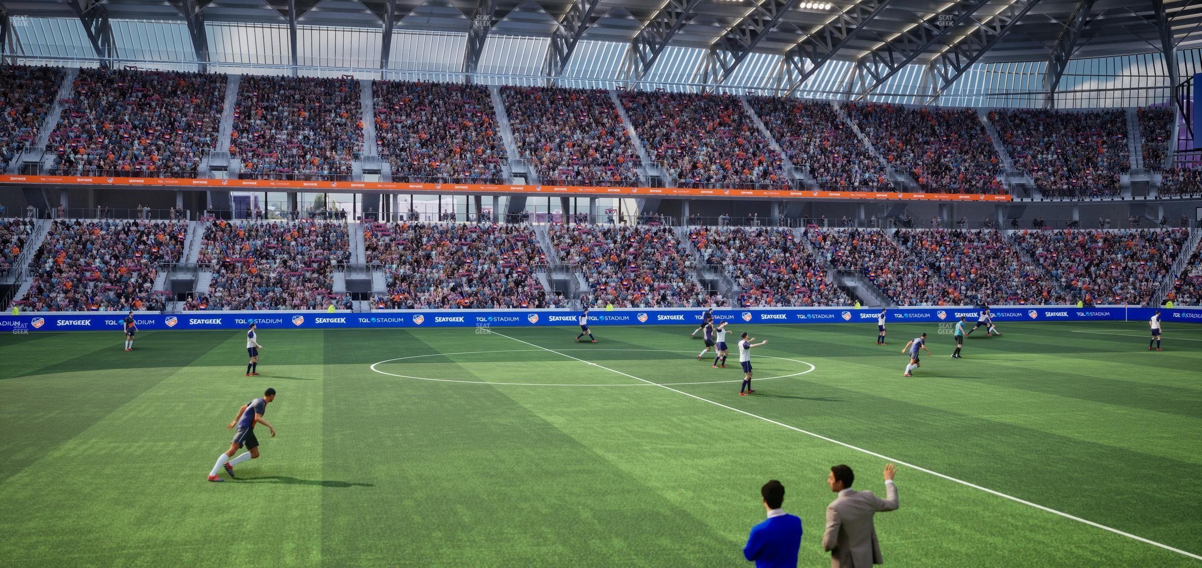 TQL Stadium - Section Pitch View West Club 6 Seat View