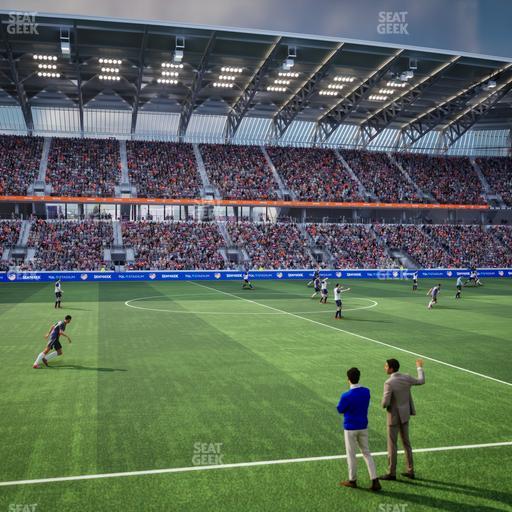 TQL Stadium - Section Pitch View West Club 6 Seat View