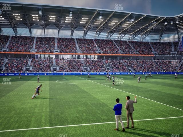 TQL Stadium - Section Pitch View West Club 6 Seat View