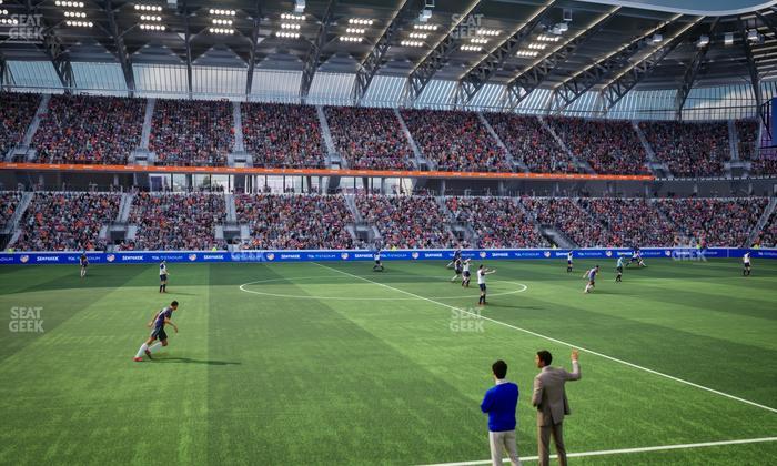 TQL Stadium - Section Pitch View West Club 6 Seat View