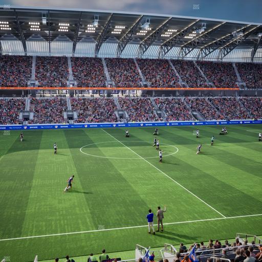 TQL Stadium - Section Pitch View West Club 6 Seat View