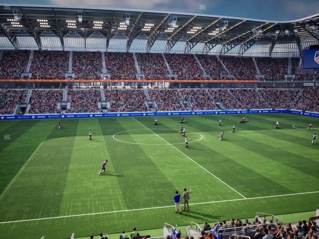 TQL Stadium - Section Pitch View West Club 6 Seat View