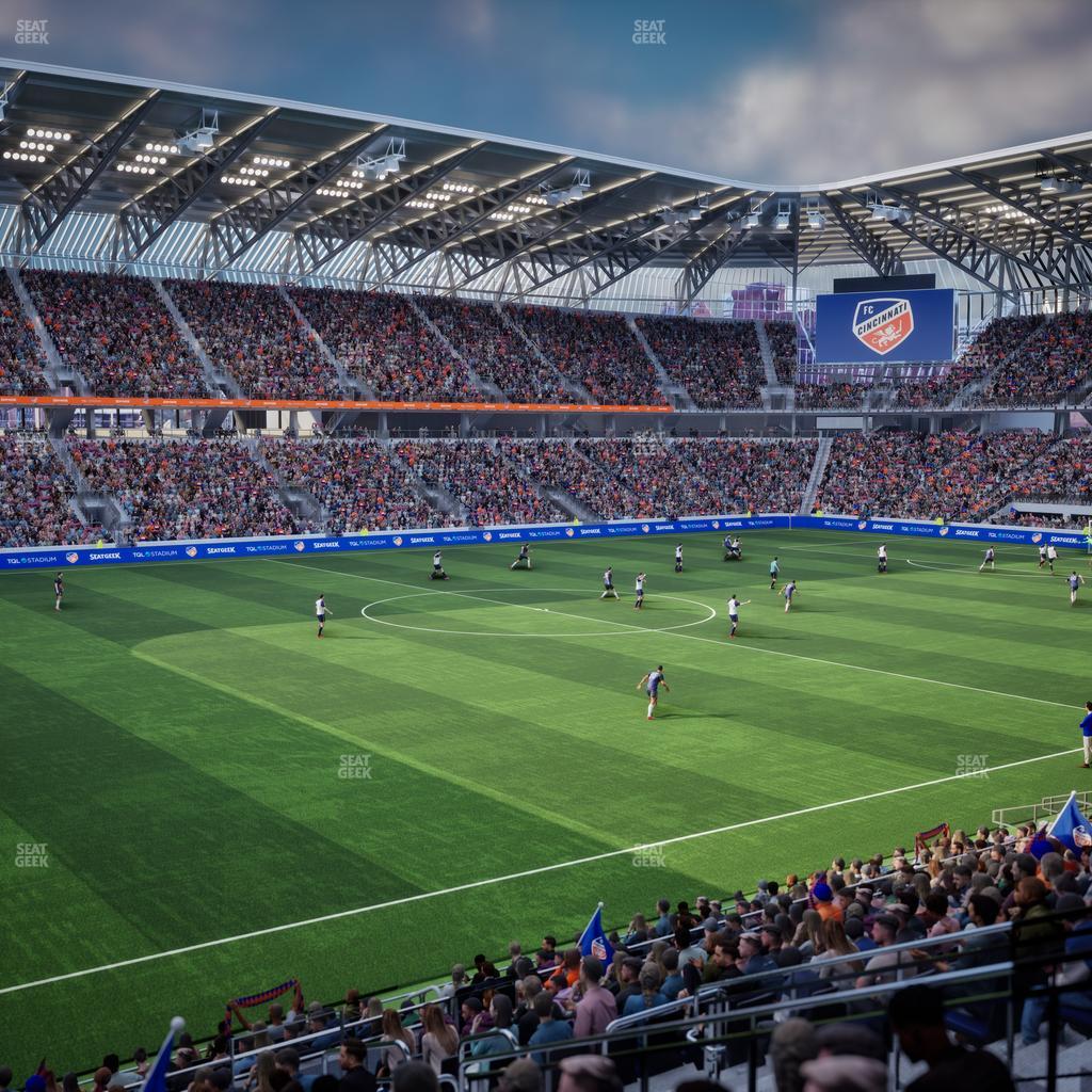 TQL Stadium - Section Seatgeek North Loge B Seat View