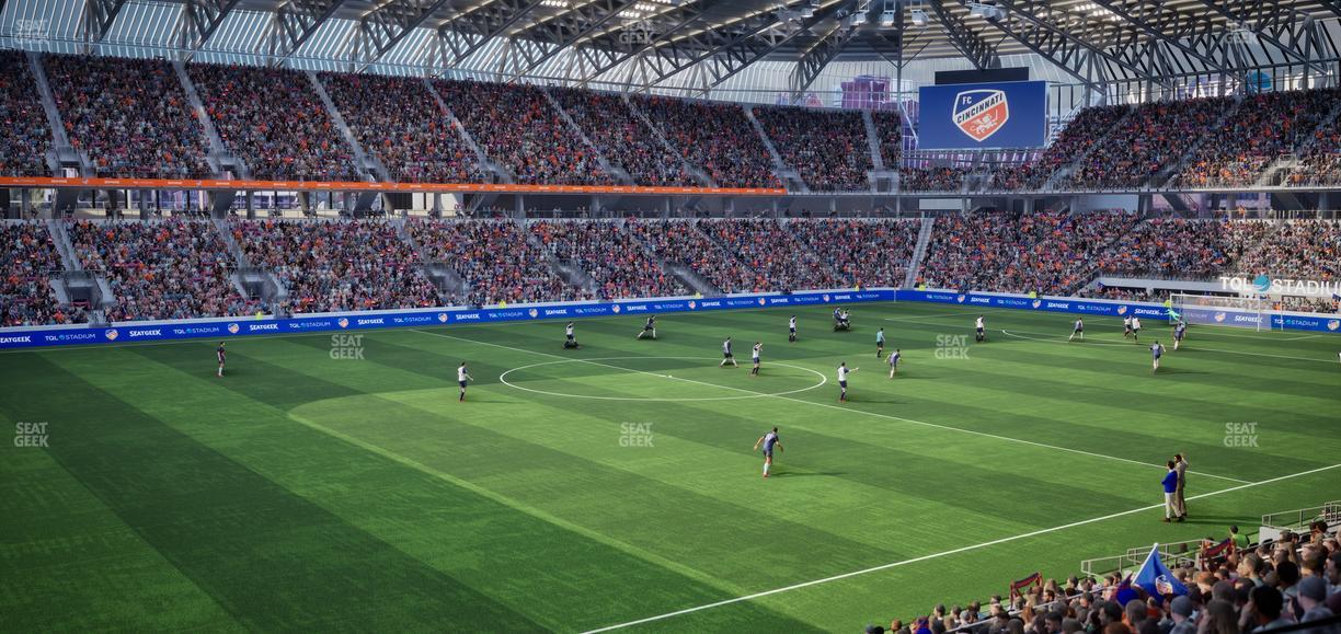 TQL Stadium - Section Seatgeek North Loge B Seat View