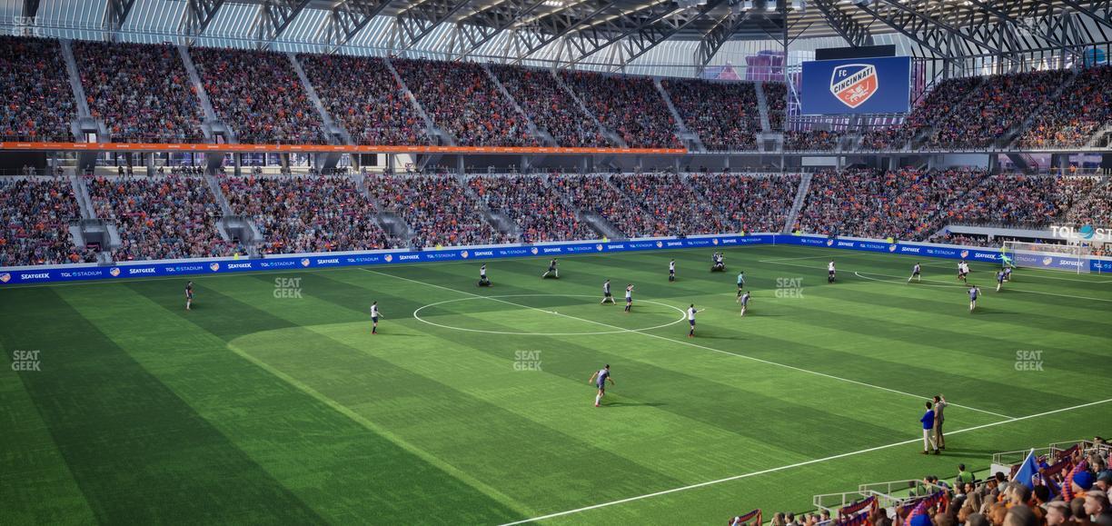 TQL Stadium - Section Seatgeek North Loge C Seat View