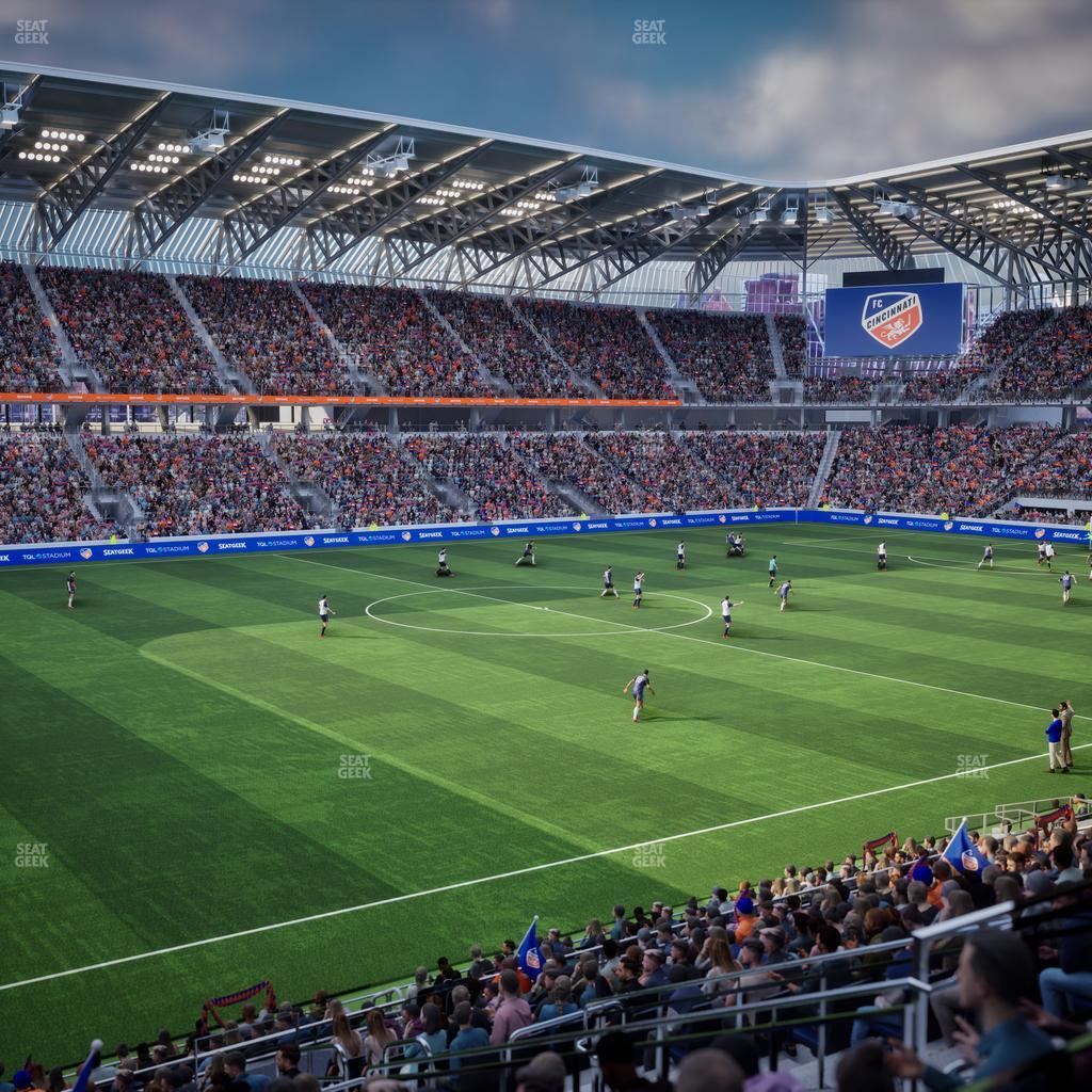 TQL Stadium - Section Seatgeek North Loge D Seat View