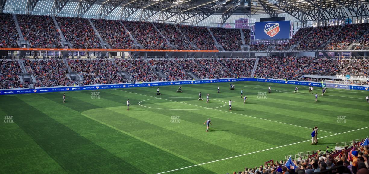 TQL Stadium - Section Seatgeek North Loge D Seat View