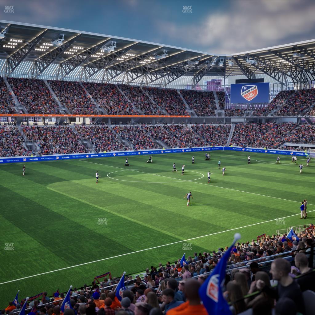 TQL Stadium - Section Seatgeek North Loge E Seat View