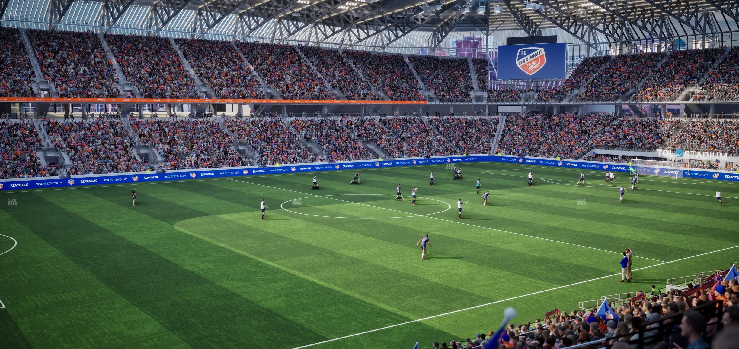 TQL Stadium - Section Seatgeek North Loge E Seat View