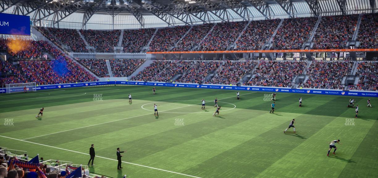 TQL Stadium - Section Seatgeek South Loge B Seat View