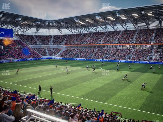 TQL Stadium - Section Seatgeek South Loge B Seat View