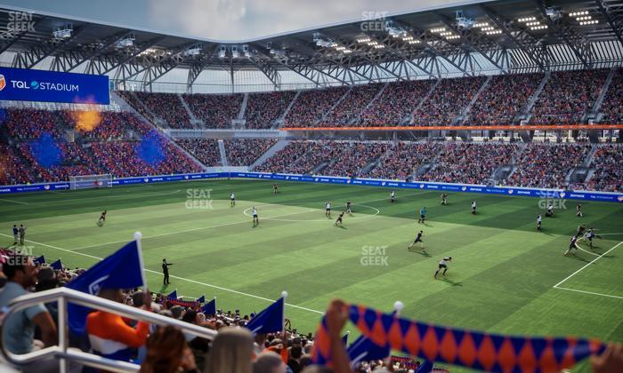 TQL Stadium - Section Seatgeek South Loge Box 133 Seat View
