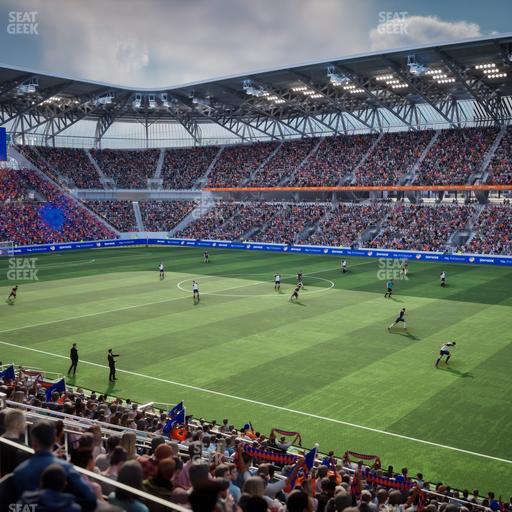 TQL Stadium - Section Seatgeek South Loge C Seat View