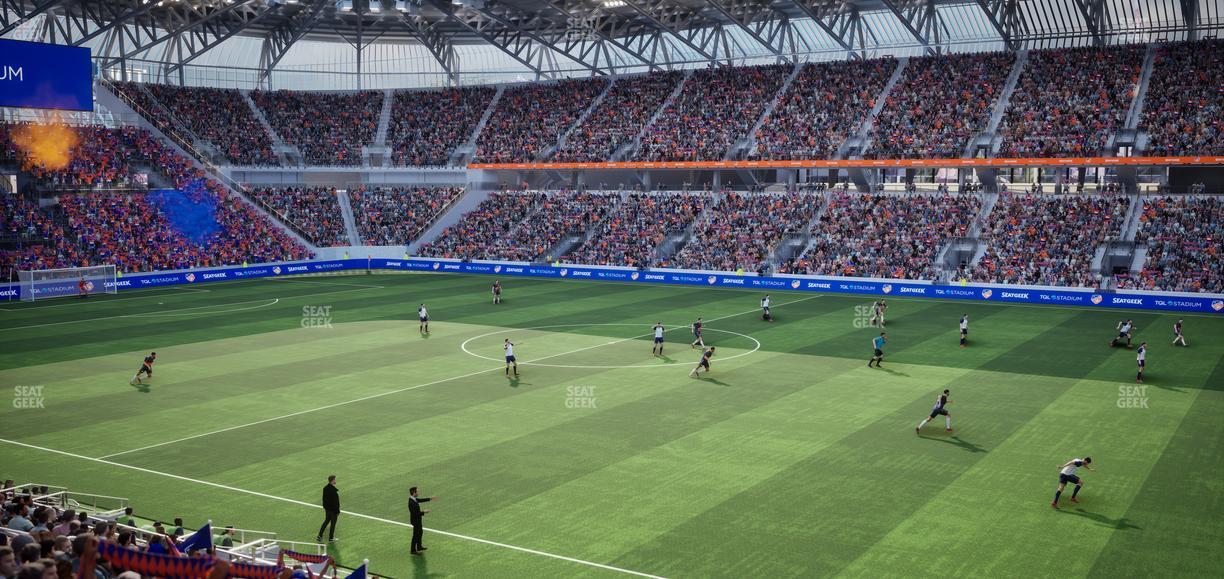 TQL Stadium - Section Seatgeek South Loge E Seat View