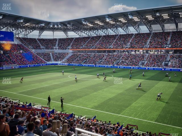 TQL Stadium - Section Seatgeek South Loge E Seat View