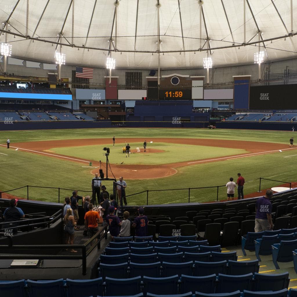 Tropicana Field - Section 102 Seat View