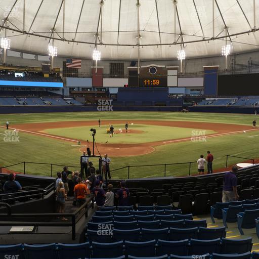 Tropicana Field - Section 102 Seat View