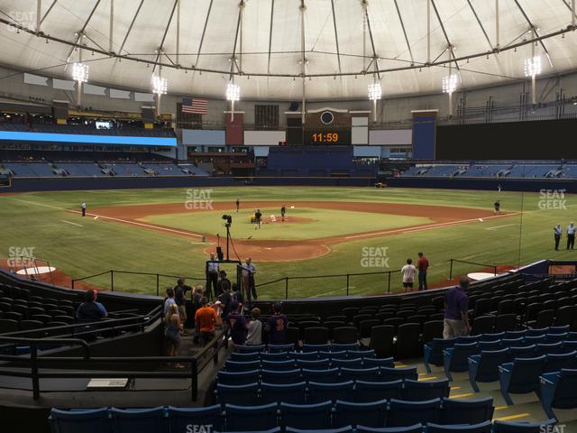 Tropicana Field - Section 102 Seat View