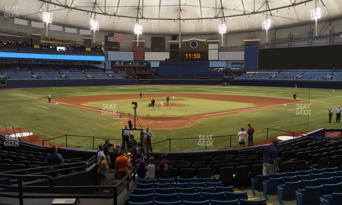 Tropicana Field - Section 102 Seat View
