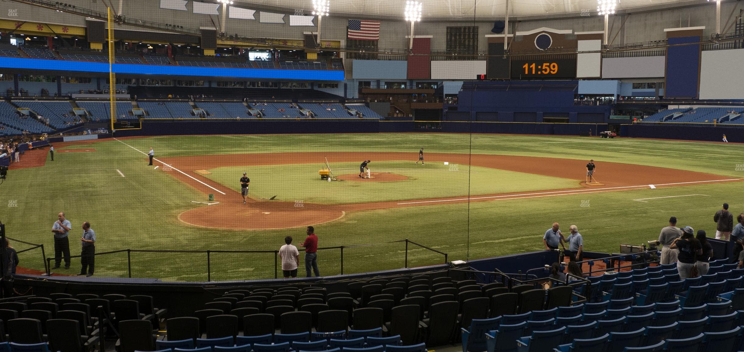 Tropicana Field - Section 104 Seat View