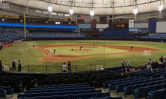 Tropicana Field - Section 104 Seat View