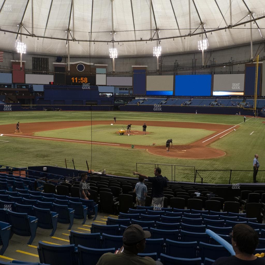 Tropicana Field - Section 105 Seat View