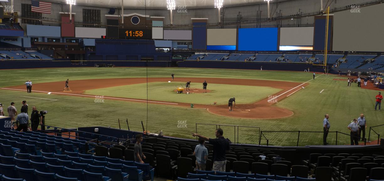 Tropicana Field - Section 105 Seat View