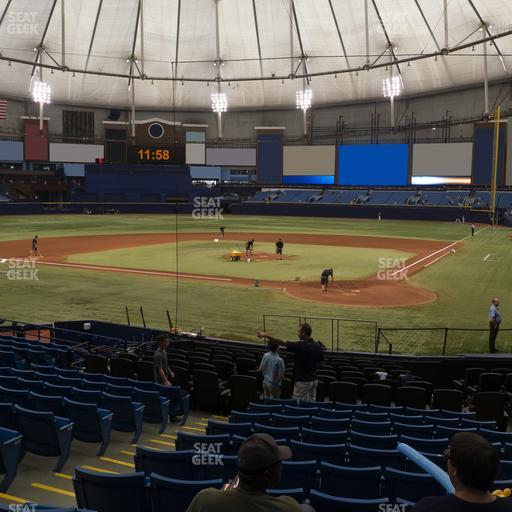 Tropicana Field - Section 105 Seat View