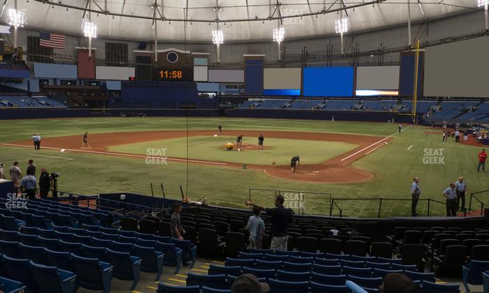 Tropicana Field - Section 105 Seat View